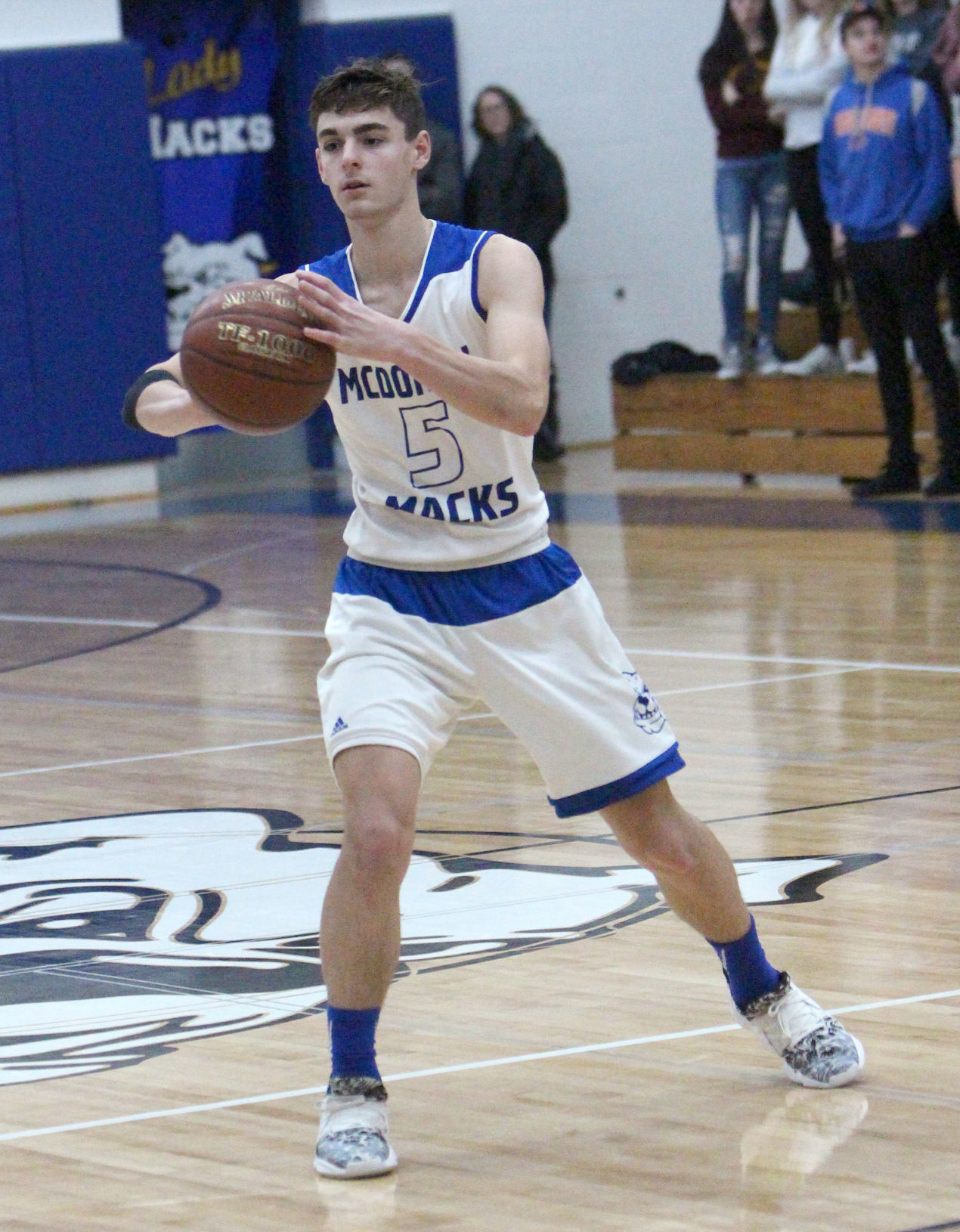 Alma Center Lincoln at McDonell boys basketball 1-18-20